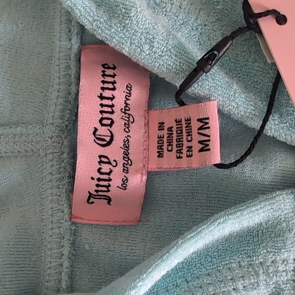 Juicy Couture 💎 Y2K Rhinestone Crystal Blue Tracksuit, Terry (Medium) - Picture 13 of 16